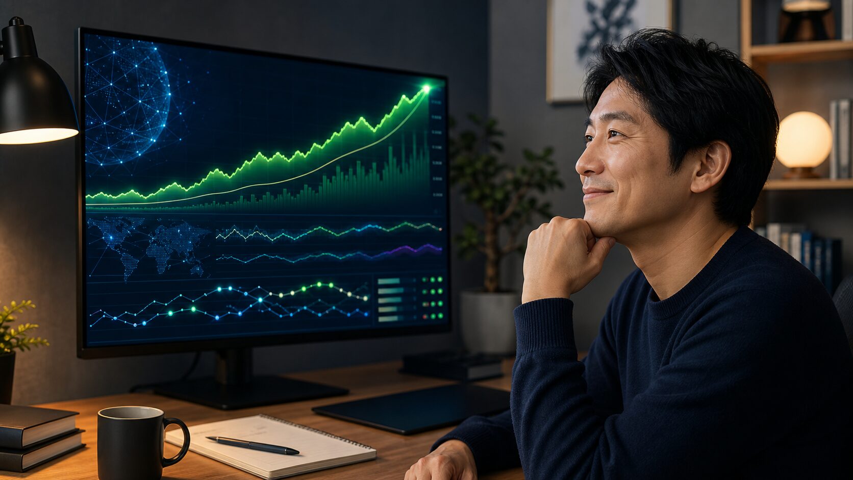 来週の日本株で大型AI株とソフトバンクGの動きを確認する個人投資家向けサムネイル画像