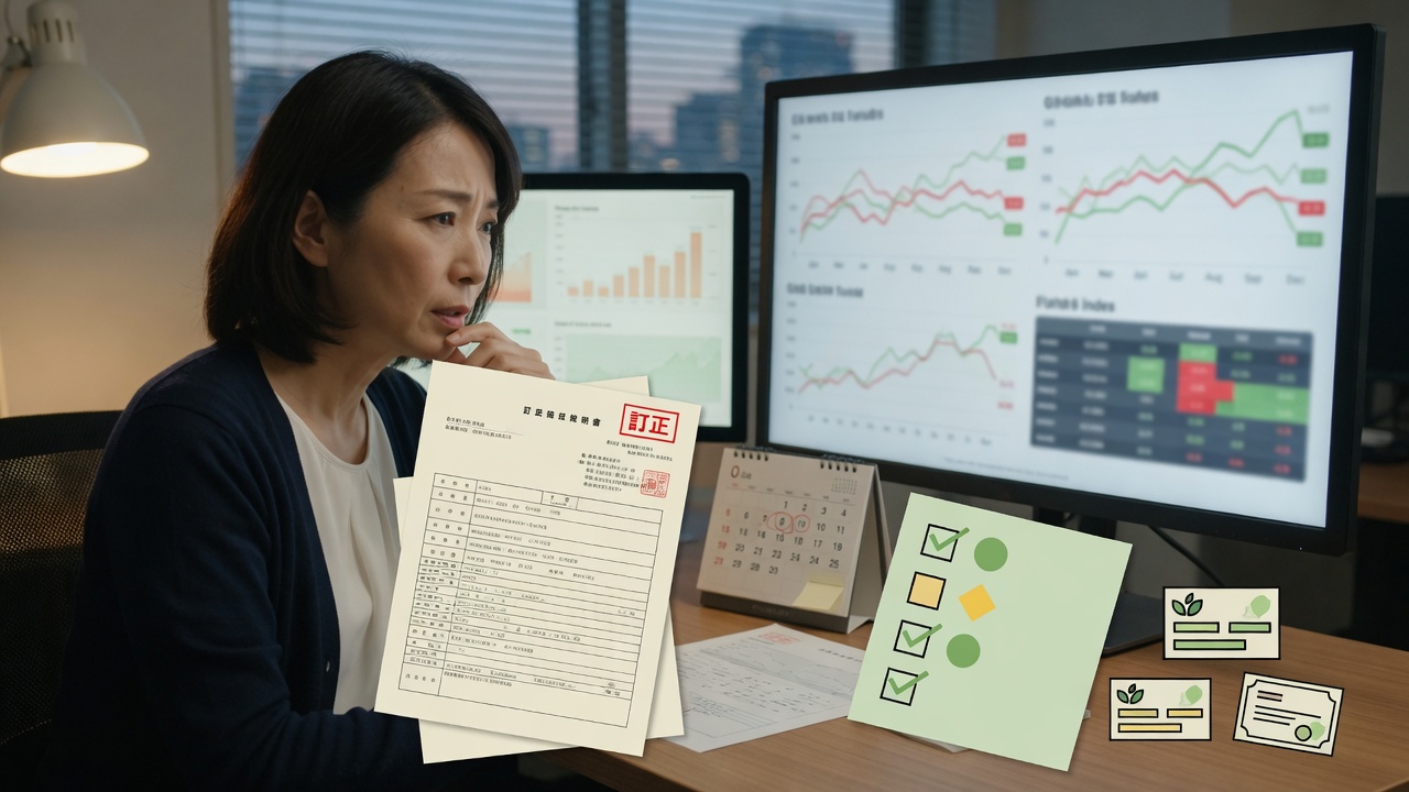 寄り前の日本株で業績修正と栗田工の動きを確認する個人投資家向けサムネイル画像