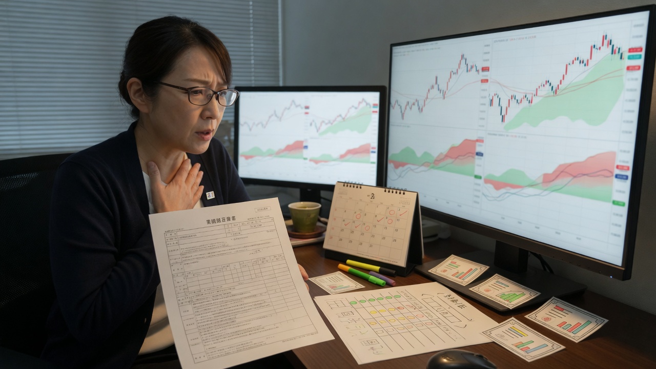 寄り前の日本株で業績修正とナブテスコの動きを確認する個人投資家向けサムネイル画像
