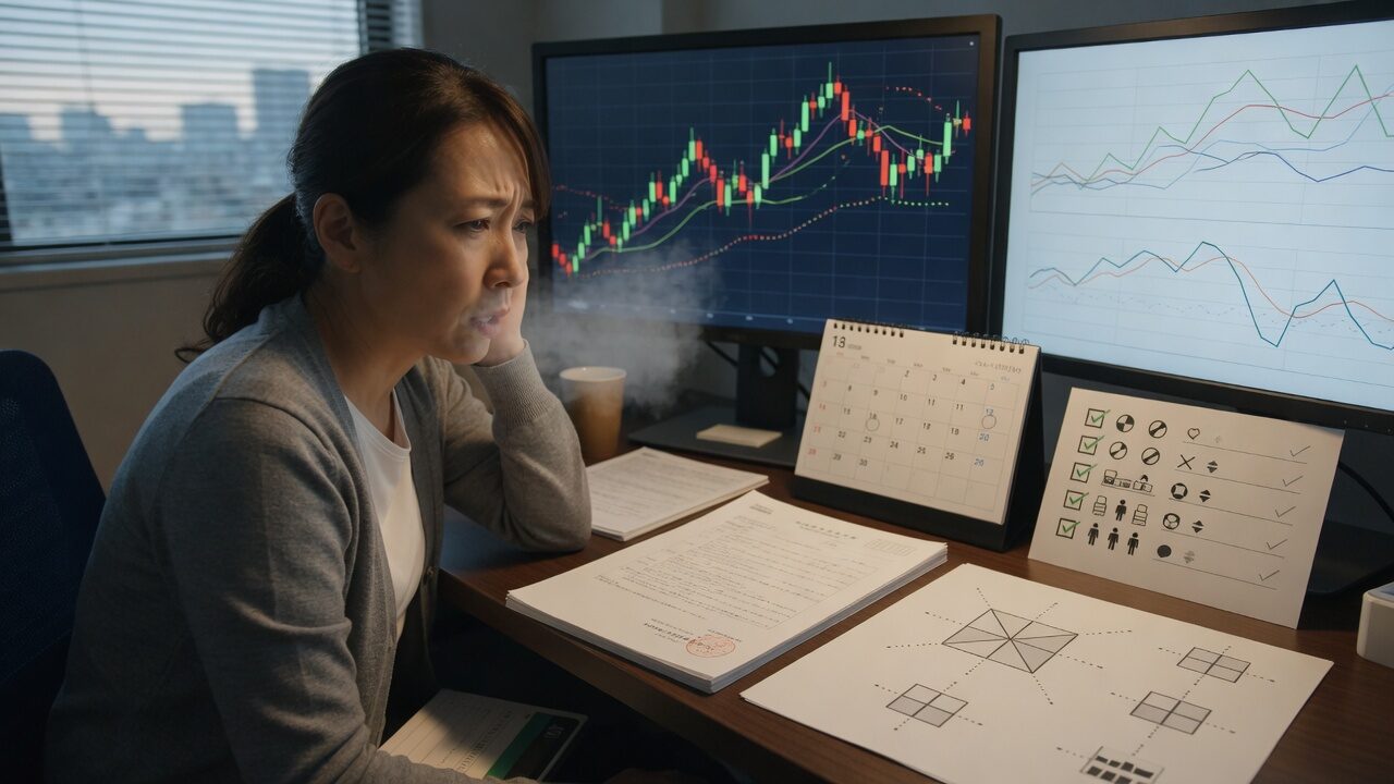 寄り前の日本株で株式分割と三井住友の動きを確認する個人投資家向けサムネイル画像