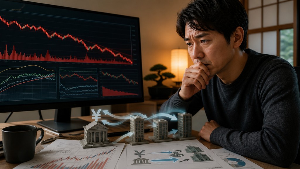 大引けの日本株で銀行株と三菱UFJの動きを確認する個人投資家向けサムネイル画像