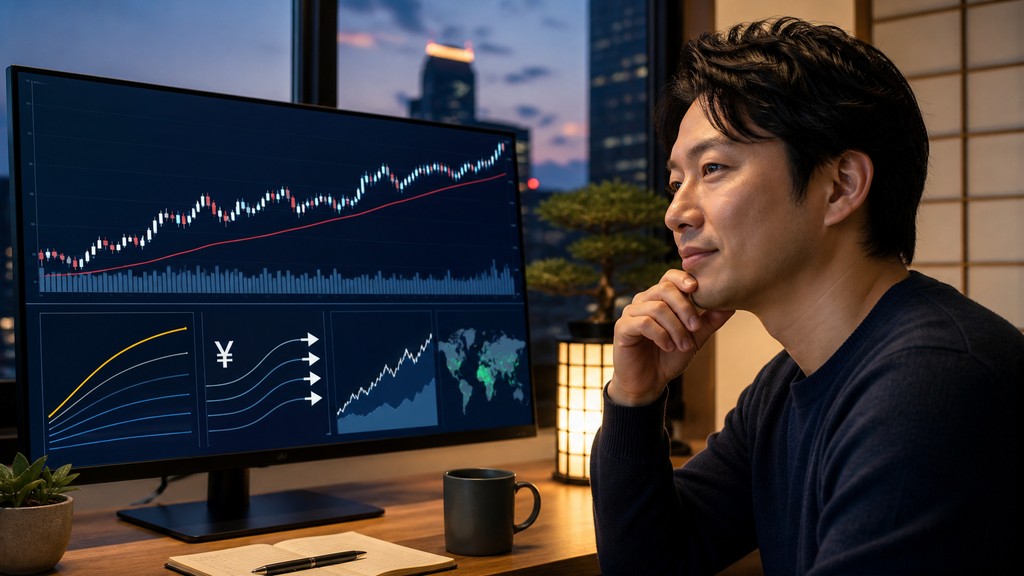 寄り前の日本株で銀行株と三菱UFJの動きを確認する個人投資家向けサムネイル画像