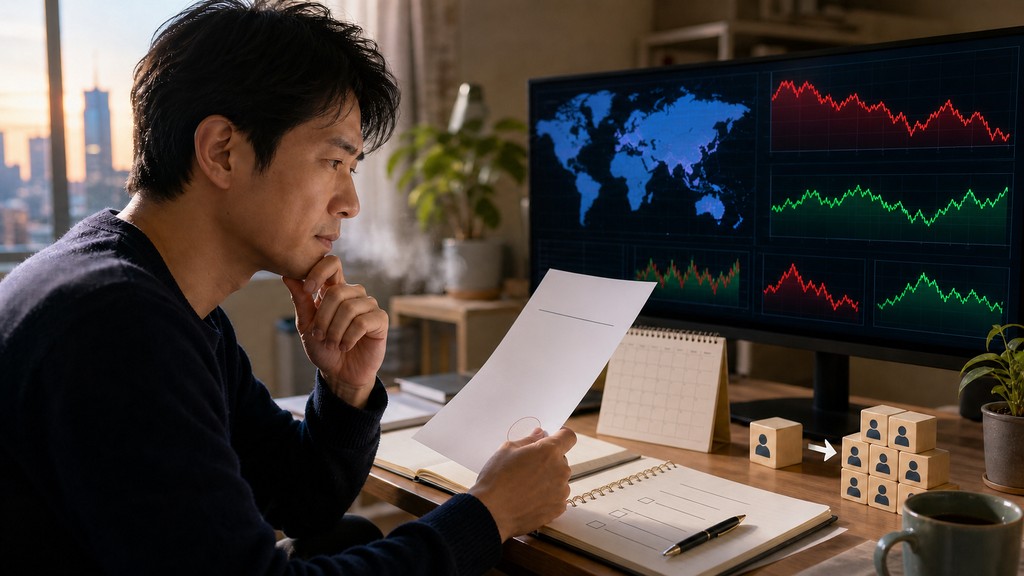 寄り前の日本株で株式分割とテラドローンの動きを確認する個人投資家向けサムネイル画像