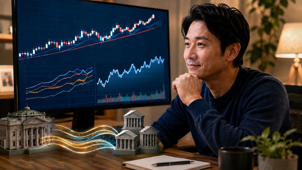 今週の日本株で銀行株と三菱UFJの動きを確認する個人投資家向けサムネイル画像