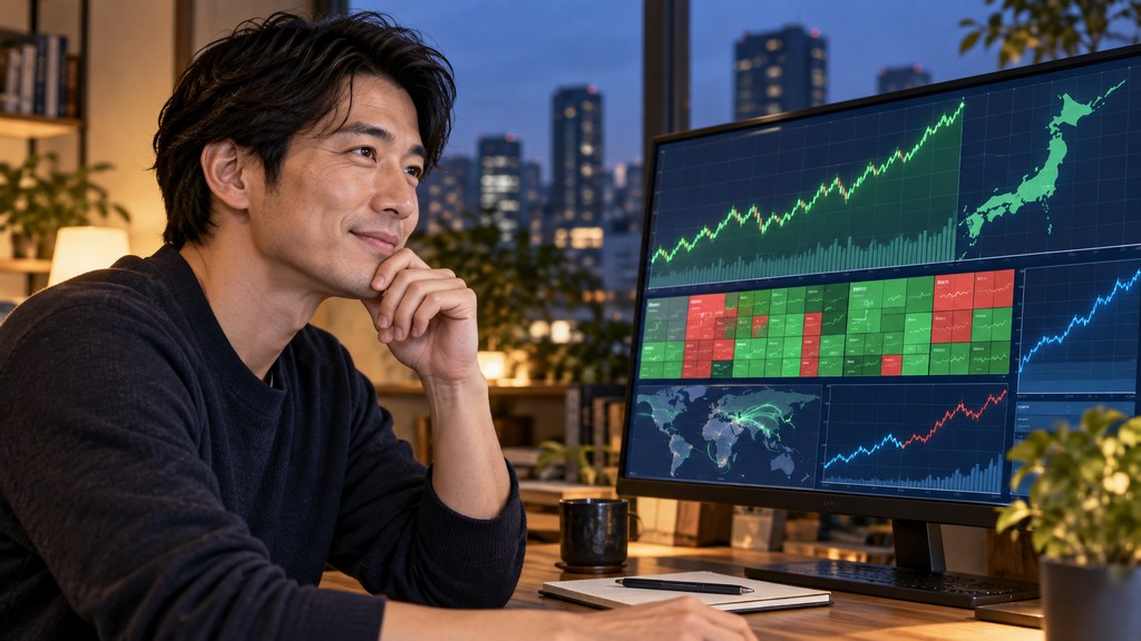 今週の日本株で指数全体と日経平均の動きを確認する個人投資家向けサムネイル画像