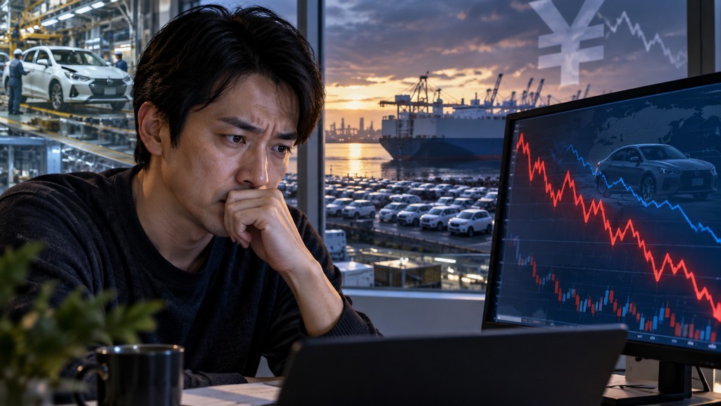 大引けの日本株で自動車株とトヨタの動きを確認する個人投資家向けサムネイル画像
