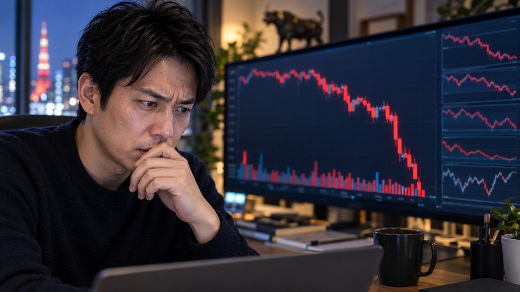 大引けの日本株で大型AI株とソフトバンクGの動きを確認する個人投資家向けサムネイル画像